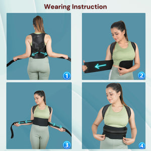 Wonder Care Posture Corrector Neoprene Black