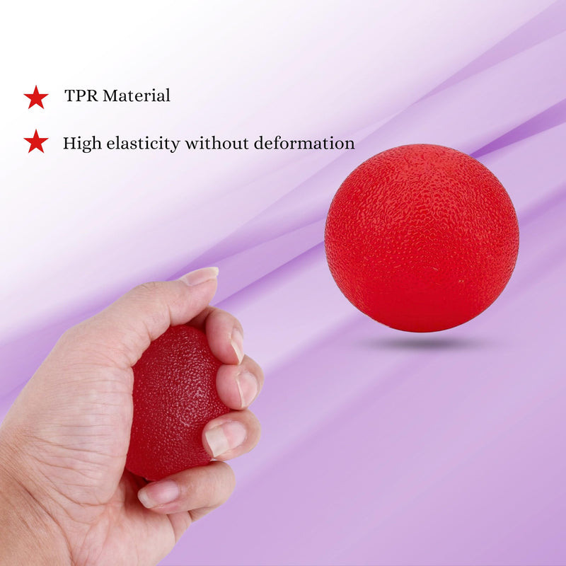 Wonder Care Foot Massager Ball Red Silicon