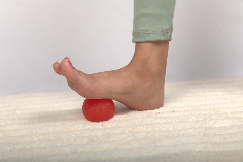 Wonder Care Foot Massager Ball Red Silicon