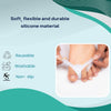 Wonder Care Silicone Toe Separator Blue White Combo