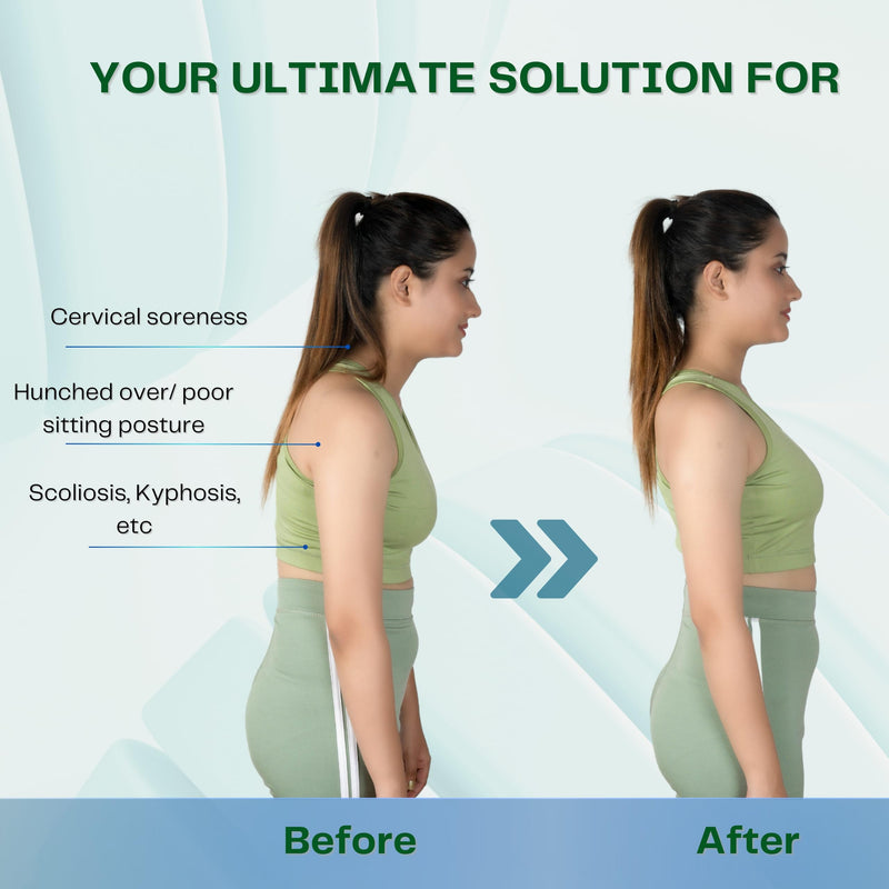 Wonder Care Posture Corrector Neoprene Black