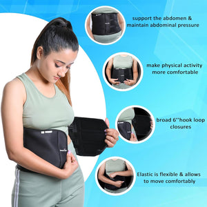 Wonder Care Abdominal Belt after delivery Medium| Kamar belt for women | Belt for back pain relief Women & Men | waist belt for men & women