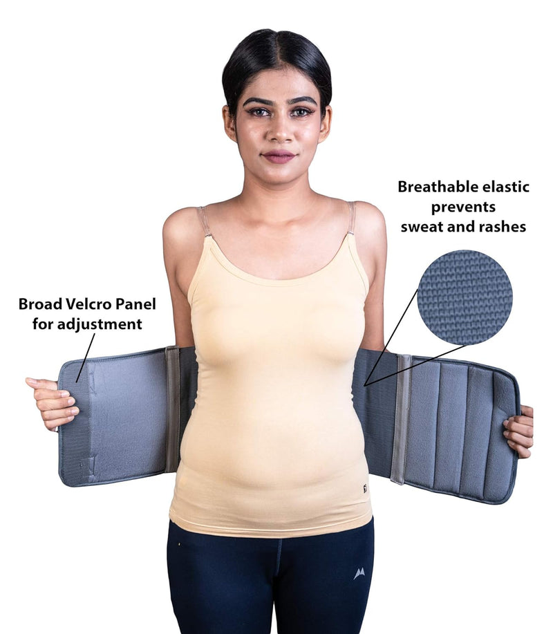 Wonder Care abdominal belt women maternity belt after normal delivery pregnancy belt c section cotton belly support belt women Beige Color
