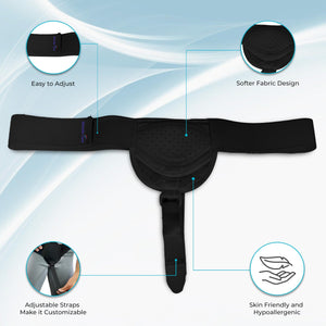 Wonder Care Hernia Belt Grey XXL & FBA