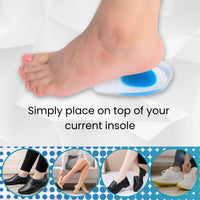 Gel Heel Cushion For Heel Pain Relief Women & Men | Shoe Insert Silicone Heel Pad|Plantar Fascitis Inserts Heel Spur Pads| Achillies Heel Support Pad| Cushion Heel Inserts