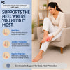 Wonder Care Heel Pads for Heel Pain Relief | Silicone Gel Heel Protector for Women & Men | Shoe Heel Cushion for Plantar Fasciitis, Shoe Bite Protection, Arch Support, Foot Comfort | 1 Pair