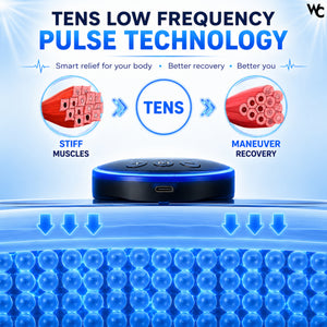 Wonder Care EMS Butterfly Body Massager Machine for Pain Relief | Full Body Electric Massager for Men & Women | Rechargeable Neck, Back, Shoulder, Leg & Foot Massager for Cervical & Muscle Pain Relief