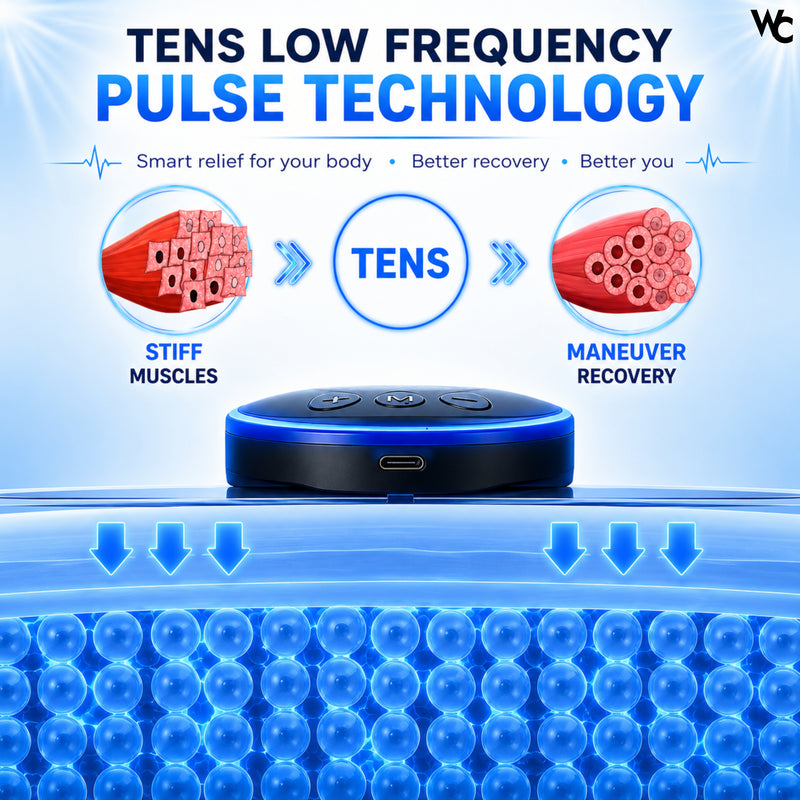 Wonder Care EMS Butterfly Body Massager Machine for Pain Relief | Full Body Electric Massager for Men & Women | Rechargeable Neck, Back, Shoulder, Leg & Foot Massager for Cervical & Muscle Pain Relief