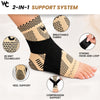 Wonder Care Ankle Support for Sprained Ankle Injury, Ankle Brace for Plantar Fasciitis Anklet Wrap Pain Relief Men & Women Achilles Tendon