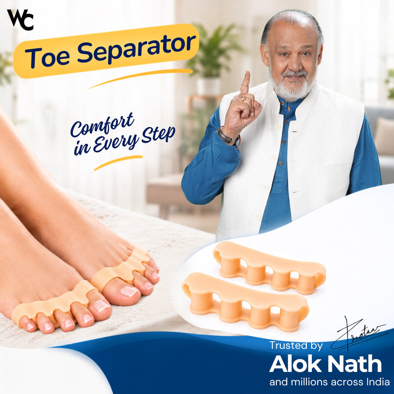 Silicone Toe Separator For Feet Gel Toe Pads Toe Big Toe Corrector Bunion Toe Straightener Yoga Toe Stretcher Hammer Toe Bunion