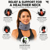 Wonder Care Soft Neck Brace Cervical Collar, Adjustable Collar Neck Support Brace for Sleeping, Neck Brace for Neck Pain and Support for Women & Men, Breathable Material for Home Office Travel