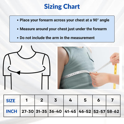 Wonder Care Shoulder Immobilizer Grey Arm Sling