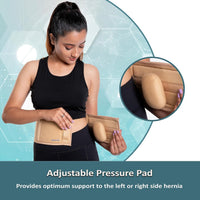 Wonder Care Umbilical Hernia Belt Hernia Support Brace with Removable Compression Pad Navel Hernia Pain Relief for Men & Women, Cotton