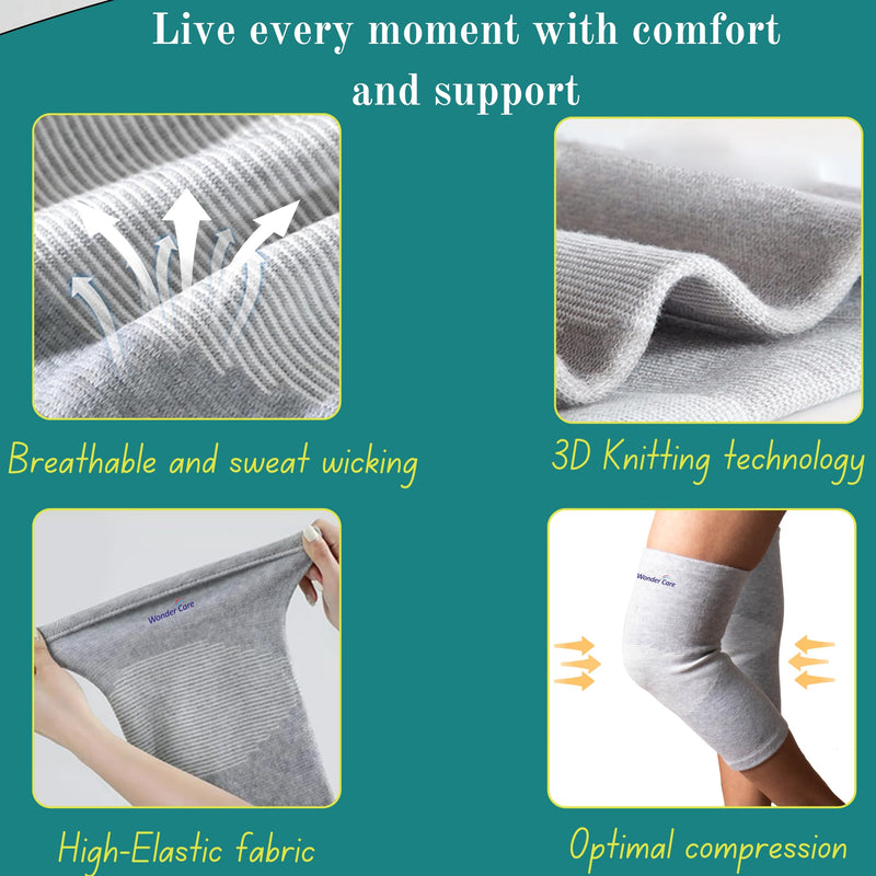 Wonder Care Bamboo Knee Sleeve - Single & Pack Options
