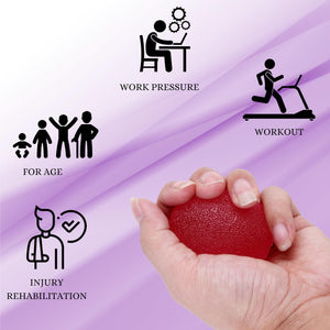 Wonder Care Foot Massager Ball Red Silicon