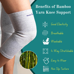 Wonder Care Bamboo Knee Sleeve - Single & Pack Options