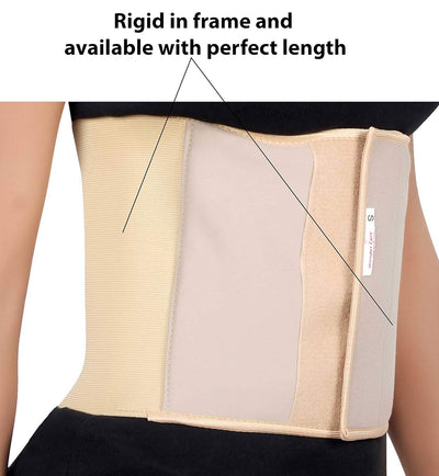 Wonder Care Abdominal Belt post delivery fat reducing binder post operative care compression fat burner slimming belt adjustable body shaper with hook and loop fastener