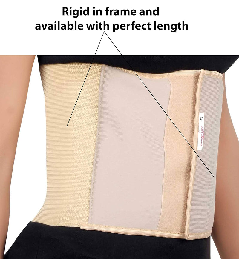Wonder Care Abdominal Belt post delivery fat reducing binder post operative care compression fat burner slimming belt adjustable body shaper with hook and loop fastener