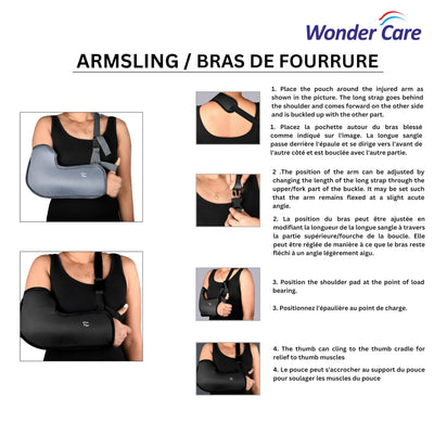 Wonder Care Arm Sling Breathable Fabric