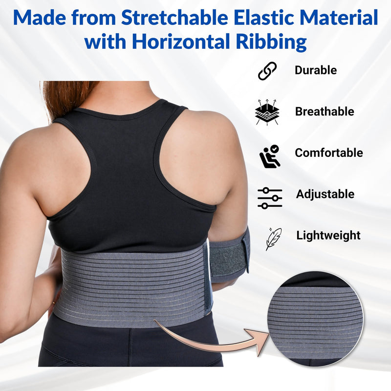 Wonder Care Shoulder Immobilizer Grey Arm Sling