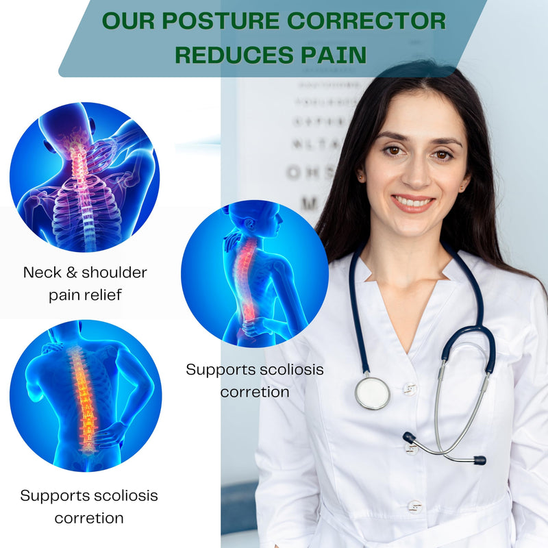 Wonder Care Posture Corrector Neoprene Black