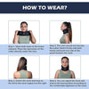 Wonder Care Plastic Soft Cervical Collar Adjustable Collar Neck Support Brace Neck Support Soft Neck Collar Neck Brace For Neck Pain And Support For Women & Men, Medium