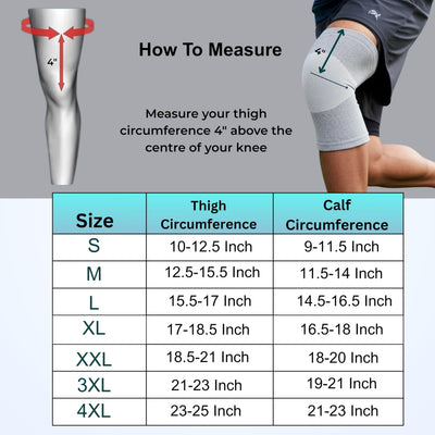Wonder Care Bamboo Knee Sleeve - Single & Pack Options