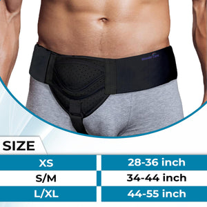 Wonder Care Hernia Belt Grey XXL & FBA