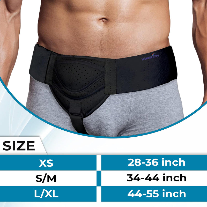 Wonder Care Hernia Belt Grey XXL & FBA