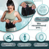 Wonder Care Polyester, Umbilical Black Hernia Belt Pain Relief Support Brace With 1 Removable Compression Pad For Men & Women