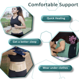 Wonder Care White Umbilical Hernia Belt All Sizes