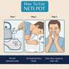 Plastic Neti Pot Jal Neti Nasal Cleansing