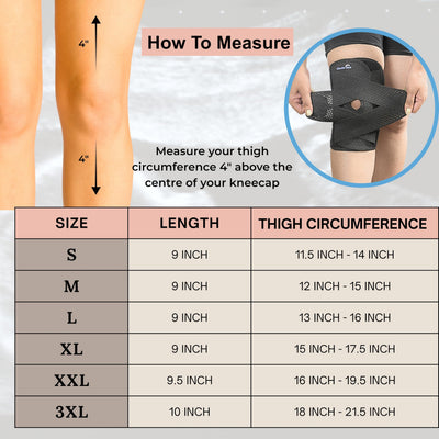 Wonder Care Adjustable Knee Support Large Sizes