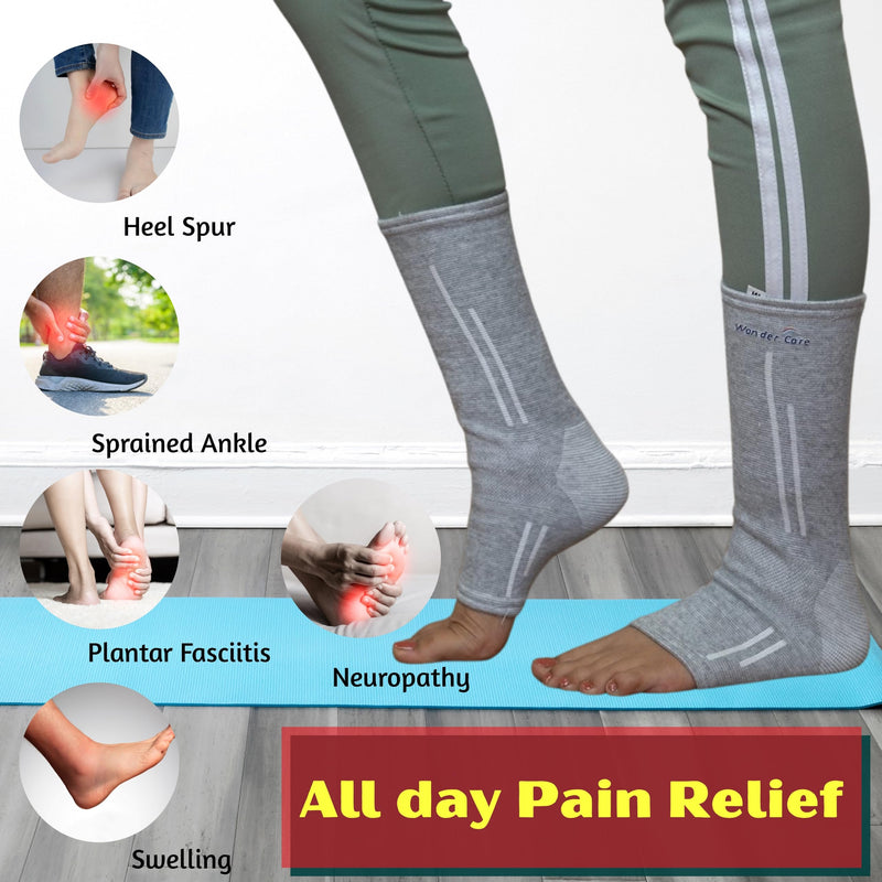 Wonder Care Bamboo Ankle Sleeve M Size
