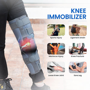 Wonder Care Knee Immobilizer Grey S FBA & XXL
