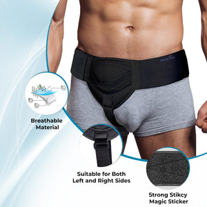 Wonder Care Hernia Belt Grey XXL & FBA