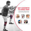 BUY 1 Get 1 FREE Wonder Care Knee Sleeve Knee Brace Compression Knee Sleeve For Men And Women Knee Support Running Knee Sleeve Workout Knee Sleeve Gym Hiking Sports Running Gym (Red-Black)