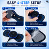Wonder Care EMS Butterfly Body Massager Machine for Pain Relief | Full Body Electric Massager for Men & Women | Rechargeable Neck, Back, Shoulder, Leg & Foot Massager for Cervical & Muscle Pain Relief