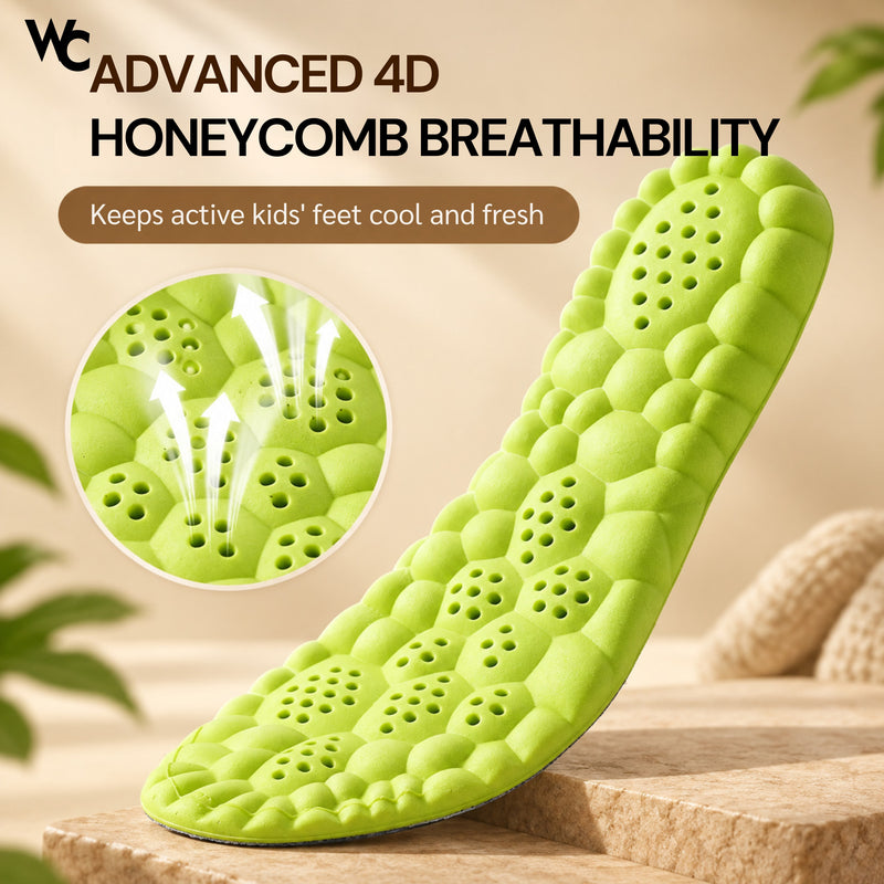 Memory Foam Shoe Insoles For Women Shock Absorbing Sports Shoe Insoles For Men And Women Cuttable Soft Breathable Honeycomb Orthotic Replacement Inserts