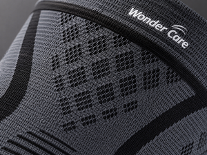 BUY 1 Get 1 FREE Knee Sleeve Knee Brace Compression Knee Sleeve For Men And Women Knee Support Running Knee Sleeve Workout Knee Sleeve Gym Hiking Sports Running Gym [Grey/Black] All Sizes